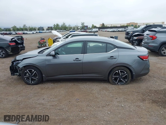 2024 Nissan Sentra SV with VIN 3N1AB8CV0RY261350, listed as a IAAI auction lot 42346567 with 21,993 mi miles and . Bid and sale history available at DreamBid. Image 14.