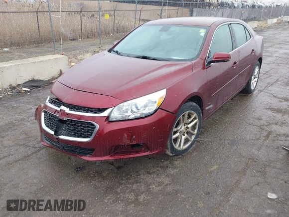 2016 Chevrolet Malibu LT with VIN 1G11C5SA8GF141395, listed as a IAAI auction lot 41747849 with 130,609 mi miles. Bid and sale history available at carsss.com. Image 2.