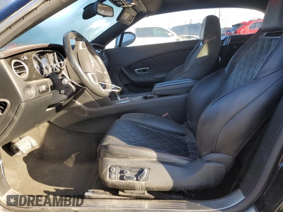 2016 Bentley Continental GT V8 with VIN SCBGT3ZA5GC053310, listed as a Copart auction lot 45535345 with 19,419 mi miles and Clean Title. Bid and sale history available at DreamBid. Image 7.