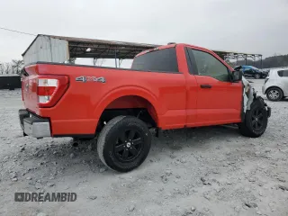 2021 Ford F-150 XL with VIN 1FTMF1EB6MKE70141, listed as a Copart auction lot 86607594 with Not Provided miles and Salvage Title. Bid and sale history available at carsss.com. Image 3.