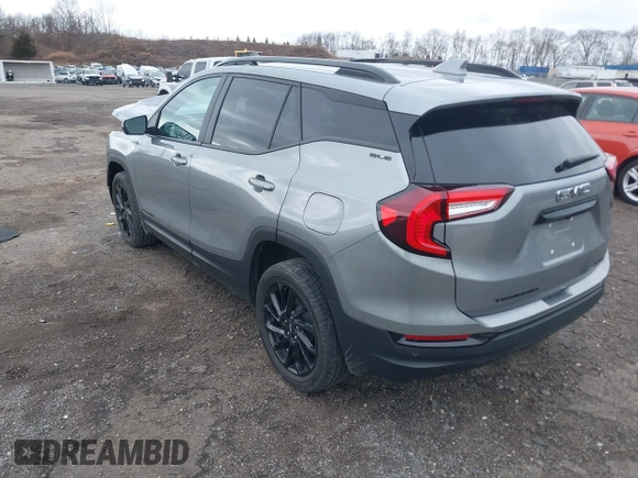 2023 GMC Terrain SLE with VIN 3GKALTEG6PL211353, listed as a IAAI auction lot 41737232 with 15,572 mi miles and . Bid and sale history available at carsss.com. Image 3.