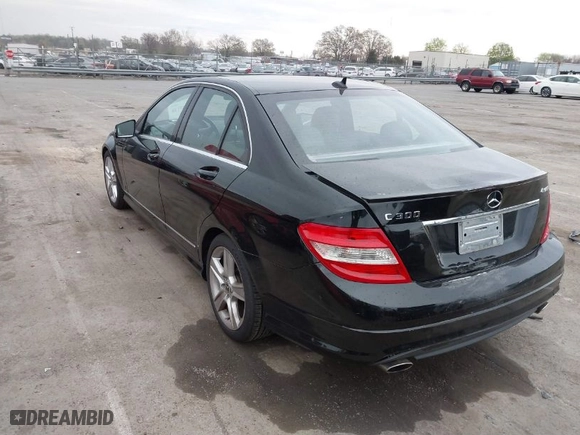 2011 Mercedes-Benz C-Class C 300 Sport with VIN WDDGF8BB9BR176804, listed as a IAAI auction lot 41847138 with 124,279 mi miles. Bid and sale history available at carsss.com. Image 3.