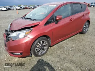2017 Nissan Note SR with VIN 3N1CE2CP3HL378415, listed as a Copart auction lot 51512955 with 102,246 mi miles and Salvage Title. Bid and sale history available at DreamBid. Image 1.
