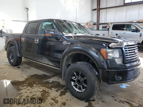 2011 Ford F-150 Lariat with VIN 1FTFW1E64BFC98094, listed as a Copart auction lot 48716675 with 245,173 mi miles and Salvage Title. Bid and sale history available at carsss.com. Image 4.