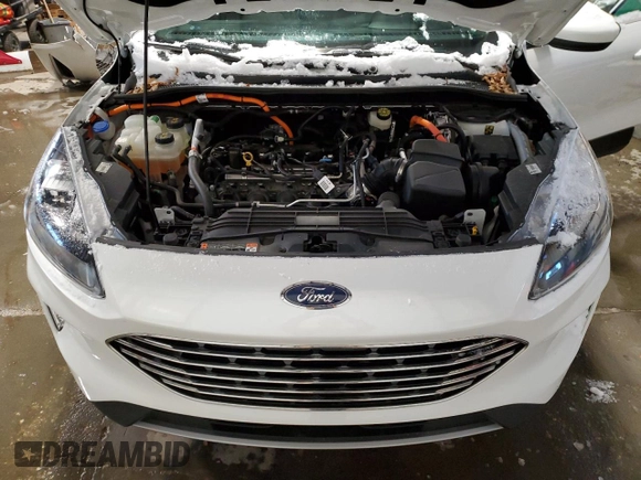 2021 Ford Escape Titanium Hybrid с VIN 1FMCU9DZ6MUA53908, выставлен на аукционе Copart как лот 85946674 с пробегом 31 476 миль миль и Списание • Salvage title. История ставок и продаж доступна на DreamBid. Изображение 12.