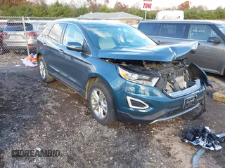 2016 Ford Edge Titanium with VIN 2FMPK3K80GBB48344, listed as a IAAI auction lot 40812473 with 65,999 mi miles. Bid and sale history available at carsss.com. Image 1.