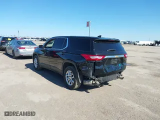 2020 Chevrolet Traverse LS with VIN 1GNERFKW9LJ206116, listed as a IAAI auction lot 41757975 with 136,546 mi miles. Bid and sale history available at carsss.com. Image 3.