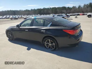 2017 Infiniti Q50 Signature Edition z VIN JN1EV7ARXHM838119, wystawiony jako Copart lot #46997865 z przebiegiem 71 360 mil mil oraz Szkoda całkowita • Salvage title. Historia ofert i sprzedaży dostępna na DreamBid. Obrazek 2.