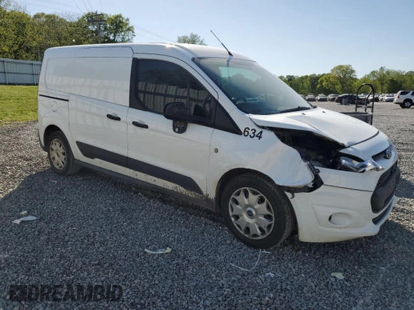 2017 Ford Transit Connect XLT with VIN NM0LS7F74H1318498, listed as a Copart auction lot 53288035 with 183,915 mi miles and Salvage title. Bid and sale history available at DreamBid. Image 4.