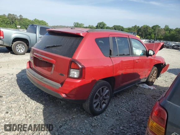 2017 Jeep Compass Sport SE с VIN 1C4NJCBA2HD173839, выставлен на аукционе Copart как лот 53907895 с пробегом Не указан миль и Списание • Salvage title. История ставок и продаж доступна на DreamBid. Изображение 3.