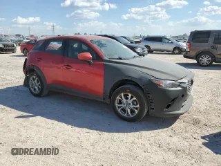 2017 Mazda CX-3 Sport with VIN JM1DKDB72H0148787, listed as a Copart auction lot 74124464 with 137,004 mi miles and Salvage Title. Bid and sale history available at carsss.com. Image 4.