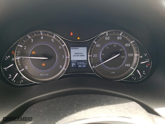 2019 Infiniti QX80 LUXE with VIN JN8AZ2NC3K9460653, listed as a Copart auction lot 53762604 with NaN miles and Salvage Title. Bid and sale history available at carsss.com. Image 9.