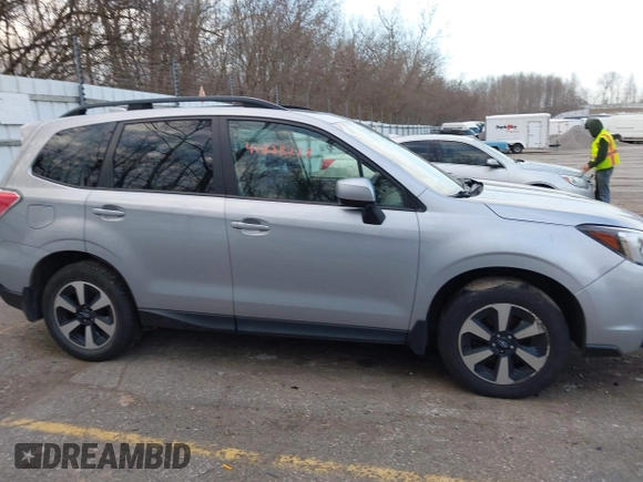 2018 Subaru Forester Premium with VIN JF2SJAEC3JH403764, listed as a IAAI auction lot 41828278 with 84,085 mi miles and . Bid and sale history available at DreamBid. Image 12.