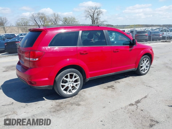 2013 Dodge Journey SXT with VIN 3C4PDCBB6DT555790, listed as a IAAI auction lot 42078616 with 171,643 mi miles. Bid and sale history available at carsss.com. Image 4.