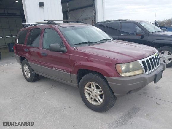 2003 Jeep Grand Cherokee Laredo with VIN 1J4GW48S83C563627, listed as a IAAI auction lot 41910225 with 150,264 mi miles. Bid and sale history available at carsss.com. Image 1.