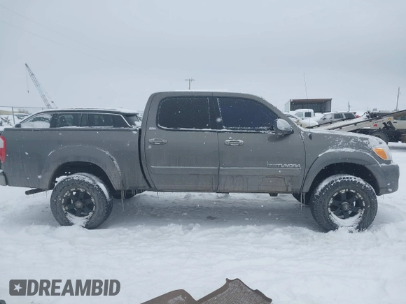 2005 Toyota Tundra SR5 with VIN 5TBDT44105S494229, listed as a IAAI auction lot 41572798 with 182,472 mi miles and . Bid and sale history available at DreamBid. Image 13.