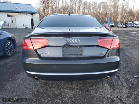 2014 Audi A8 L 3.0L TDI with VIN WAURMAFD7EN005005, listed as a Copart auction lot 86876854 with 141,985 mi miles and Salvage Title. Bid and sale history available at carsss.com. Image 6.