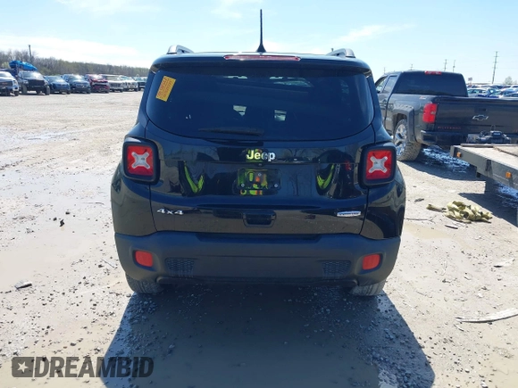 2018 Jeep Renegade Latitude with VIN ZACCJBBB8JPG82416, listed as a IAAI auction lot 41977023 with 75,092 mi miles and . Bid and sale history available at carsss.com. Image 17.