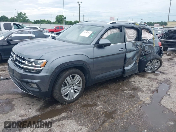 2019 Volkswagen Atlas SE with VIN 1V2WR2CA5KC514748, listed as a IAAI auction lot 42367164 with 57,827 mi miles and . Bid and sale history available at DreamBid. Image 17.