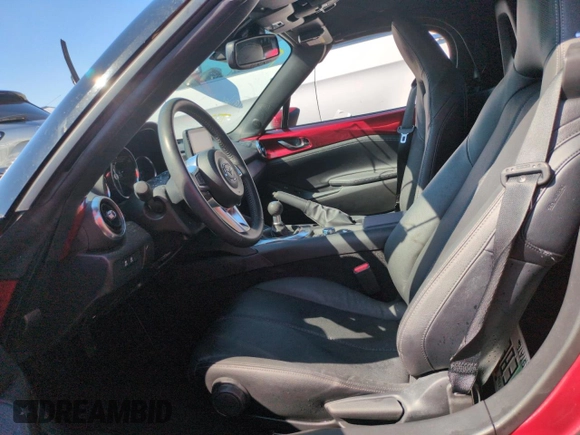 2021 Mazda MX-5 Miata Grand Touring with VIN JM1NDAD79M0451182, listed as a Copart auction lot 73790354 with Not provided miles and Non repairable. Bid and sale history available at DreamBid. Image 7.