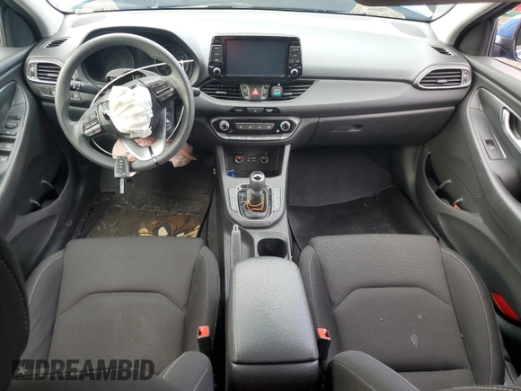 2018 Hyundai Elantra GT with VIN KMHH35LE4JU034043, listed as a Copart auction lot 79347134 with 0 mi miles and Salvage Title. Bid and sale history available at carsss.com. Image 8.