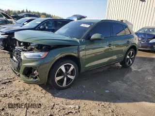 2022 Audi Q5 S line Prestige with VIN WA1FAAFYXN2044880, listed as a Copart auction lot 77042164 with 56,638 mi miles and Salvage Title. Bid and sale history available at carsss.com. Image 1.