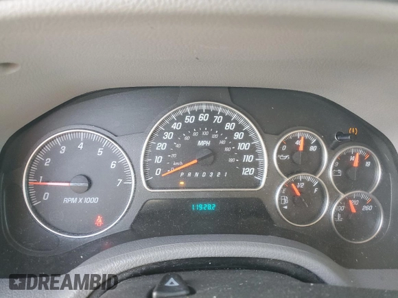 2007 GMC Envoy SLE with VIN 1GKDS13S172290928, listed as a Copart auction lot 74128924 with 119,282 mi miles and Salvage Title. Bid and sale history available at carsss.com. Image 9.