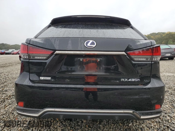 2020 Lexus RX 450h F Sport Performance with VIN 2T2YGMDA4LC052360, listed as a Copart auction lot 79553894 with 56,275 mi miles and Salvage title. Bid and sale history available at DreamBid. Image 6.