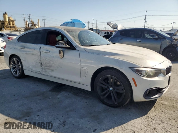 2019 BMW 4 Series 430i xDrive z VIN WBA4J3C56KBL05093, wystawiony jako Copart lot #52215335 z przebiegiem 55 900 mil mil oraz Szkoda całkowita • Salvage title. Historia ofert i sprzedaży dostępna na DreamBid. Obrazek 4.