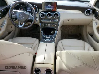 2017 Mercedes-Benz C with VIN 55SWF4JB7HU217203, listed as a Copart auction lot 46826495 with 98,133 mi miles and Salvage Title. Bid and sale history available at carsss.com. Image 8.
