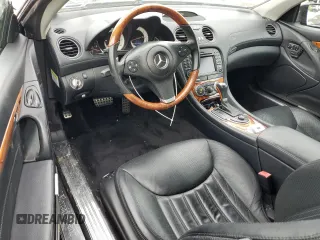 2009 Mercedes-Benz SL 550 with VIN WDBSK71F29F152210, listed as a Copart auction lot 44854165 with 69,777 mi miles and Salvage title. Bid and sale history available at DreamBid. Image 8.