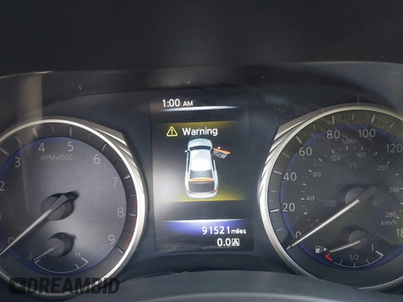 2014 Infiniti Q50 Premium with VIN JN1BV7AR5EM699404, listed as a IAAI auction lot 41884981 with 91,521 mi miles. Bid and sale history available at carsss.com. Image 7.