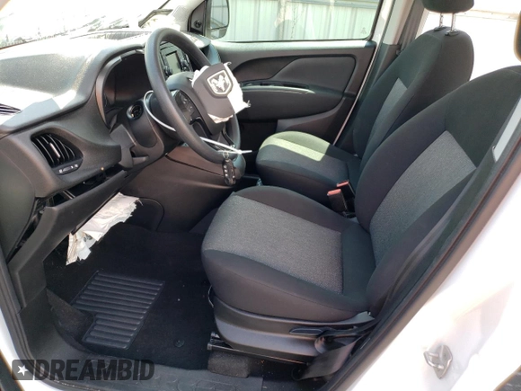 2022 Ram ProMaster City Cargo Tradesman with VIN ZFBHRFAB0N6W56590, listed as a Copart auction lot 63410323 with Not Provided miles and . Bid and sale history available at DreamBid. Image 7.