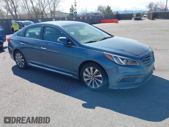 2016 Hyundai Sonata Sport with VIN 5NPE34AFXGH302948, listed as a IAAI auction lot 41958648 with 145,662 mi miles and . Bid and sale history available at DreamBid. Image 1.
