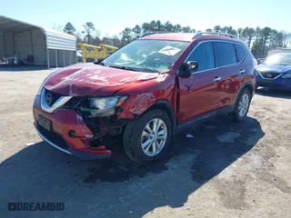 2015 Nissan Rogue SV with VIN 5N1AT2MK0FC796528, listed as a IAAI auction lot 41574376 with 143,783 mi miles. Bid and sale history available at carsss.com. Image 2.