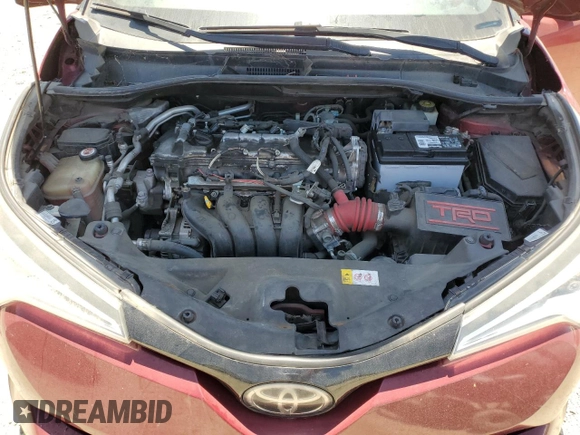 2018 Toyota C-HR XLE with VIN NMTKHMBX7JR011965, listed as a Copart auction lot 56213215 with 147,243 mi miles and Salvage Title. Bid and sale history available at DreamBid. Image 12.