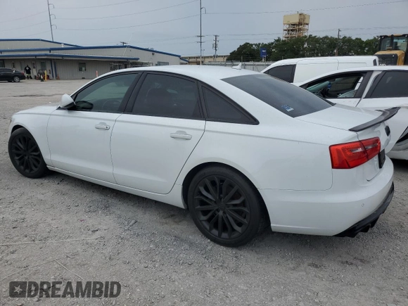 2013 Audi A6 Premium Plus with VIN WAUDFAFC0DN051723, listed as a Copart auction lot 57493605 with 74,881 mi miles and Salvage title. Bid and sale history available at DreamBid. Image 2.
