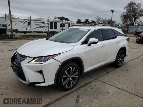 2018 Lexus RX with VIN JTJDGKCA2J2002736, listed as a Copart auction lot 86451614 with 129,918 mi miles and Salvage Title. Bid and sale history available at carsss.com. Image 1.