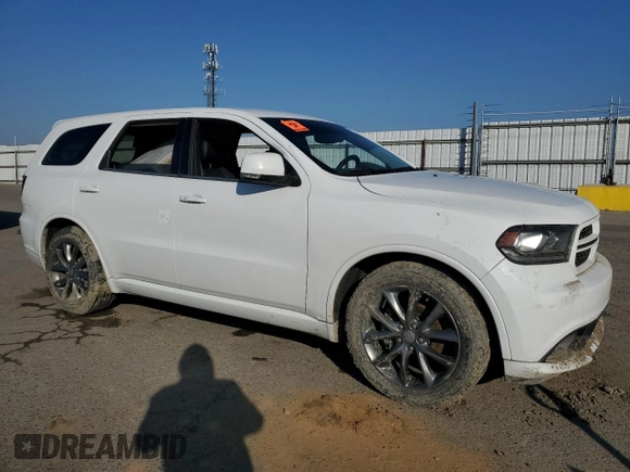 2017 Dodge Durango GT with VIN 1C4RDHDG9HC724281, listed as a Copart auction lot 43383235 with Not Provided miles and Salvage Title. Bid and sale history available at DreamBid. Image 4.