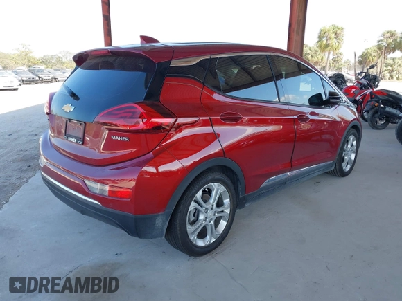 2020 Chevrolet Bolt EV LT z VIN 1G1FY6S01L4136064, wystawiony jako IAAI lot #41566555 z przebiegiem 52 995 mil mil oraz . Historia ofert i sprzedaży dostępna na DreamBid. Obrazek 4.