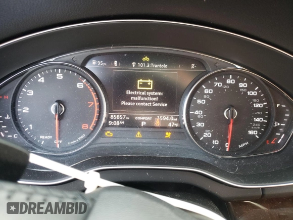 2019 Audi Q5 Premium with VIN WA1ANAFY7K2142694, listed as a Copart auction lot 50494455 with 85,857 mi miles and Salvage Title. Bid and sale history available at carsss.com. Image 9.