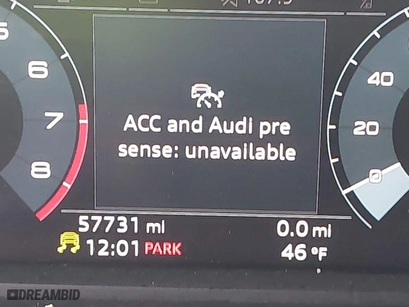 2021 Audi Q3 S line Premium Plus with VIN WA1EECF3XM1020244, listed as a IAAI auction lot 41673299 with 57,731 mi miles. Bid and sale history available at carsss.com. Image 16.
