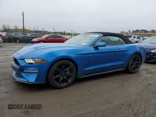 2020 Ford Mustang EcoBoost with VIN 1FATP8UH1L5181811, listed as a Copart auction lot 52196455 with 39,762 mi miles and Salvage Title. Bid and sale history available at carsss.com. Image 1.