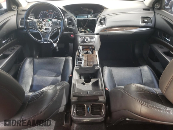 2016 Acura RLX Tech Pkg with VIN JH4KC1F57GC000996, listed as a Copart auction lot 83391544 with 97,707 mi miles and Salvage Title. Bid and sale history available at carsss.com. Image 8.