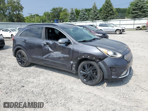 2018 Kia Niro EX with VIN KNDCC3LC8J5134898, listed as a Copart auction lot 64363264 with 93,656 mi miles and Salvage Title. Bid and sale history available at DreamBid. Image 4.
