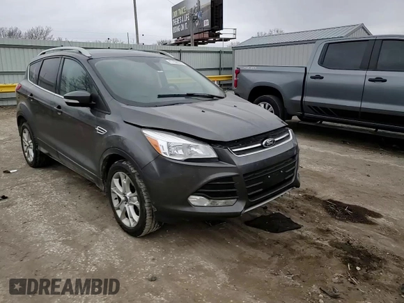 2016 Ford Escape Titanium with VIN 1FMCU9J93GUA62090, listed as a Copart auction lot 47458655 with Not Provided miles and Salvage Title. Bid and sale history available at DreamBid. Image 12.