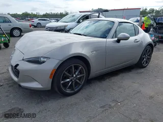 2023 Mazda MX-5 Miata RF Grand Touring with VIN JM1NDAM76P0550563, listed as a IAAI auction lot 41353515 with 21,364 mi miles. Bid and sale history available at carsss.com. Image 17.