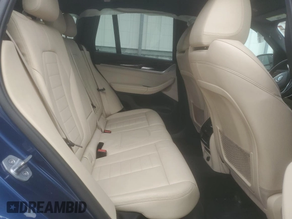 2019 BMW X3 xDrive30i with VIN 5UXTR9C59KLE11205, listed as a Copart auction lot 49008155 with Not Provided miles and Salvage Title. Bid and sale history available at DreamBid. Image 10.
