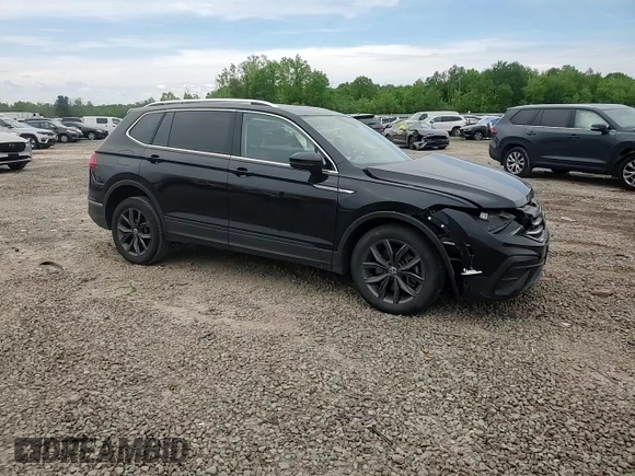 2022 Volkswagen Tiguan SE with VIN 3VV2B7AX4NM152179, listed as a Copart auction lot 58522255 with 44,773 mi miles and Salvage title. Bid and sale history available at DreamBid. Image 14.
