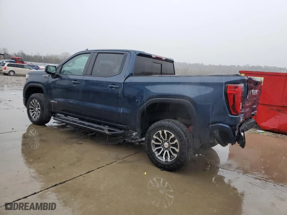 2019 GMC Sierra 1500 AT4 with VIN 3GTP9EEDXKG308417, listed as a Copart auction lot 51839645 with 76,897 mi miles and Salvage Title. Bid and sale history available at carsss.com. Image 2.